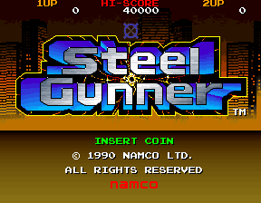 Steel Gunner Title Screen